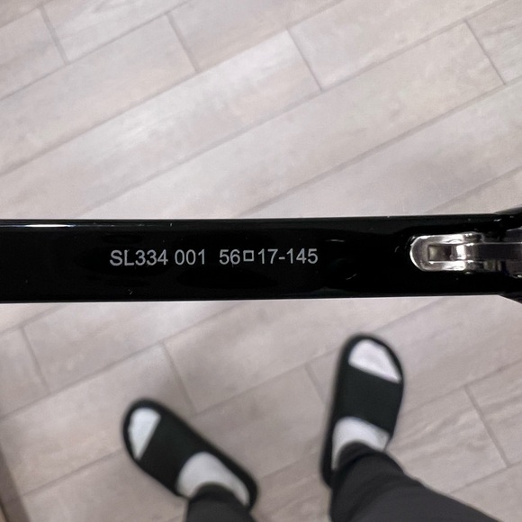 Saint Laurent Black Sunglasses w/ Case | SL 334 - Picture 4 of 9